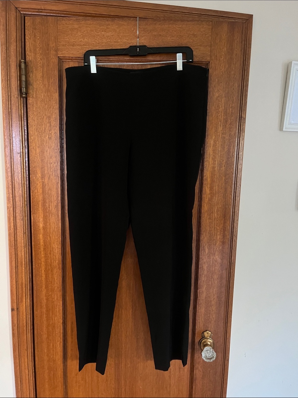 Lafayette 148 New York Black Bleecker Straight-Leg Ponte Pants